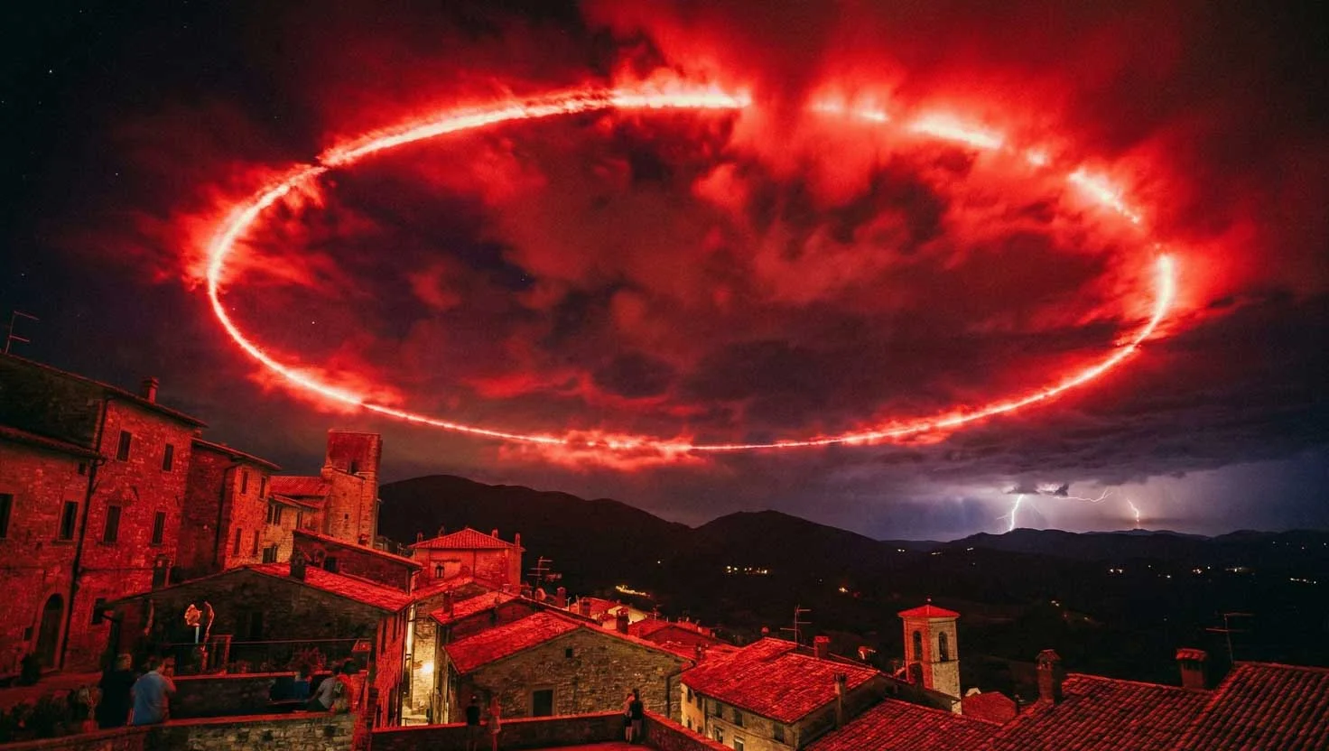 Episode 80 – The Red Halo Over Italy That Looked Like a Giant UFO